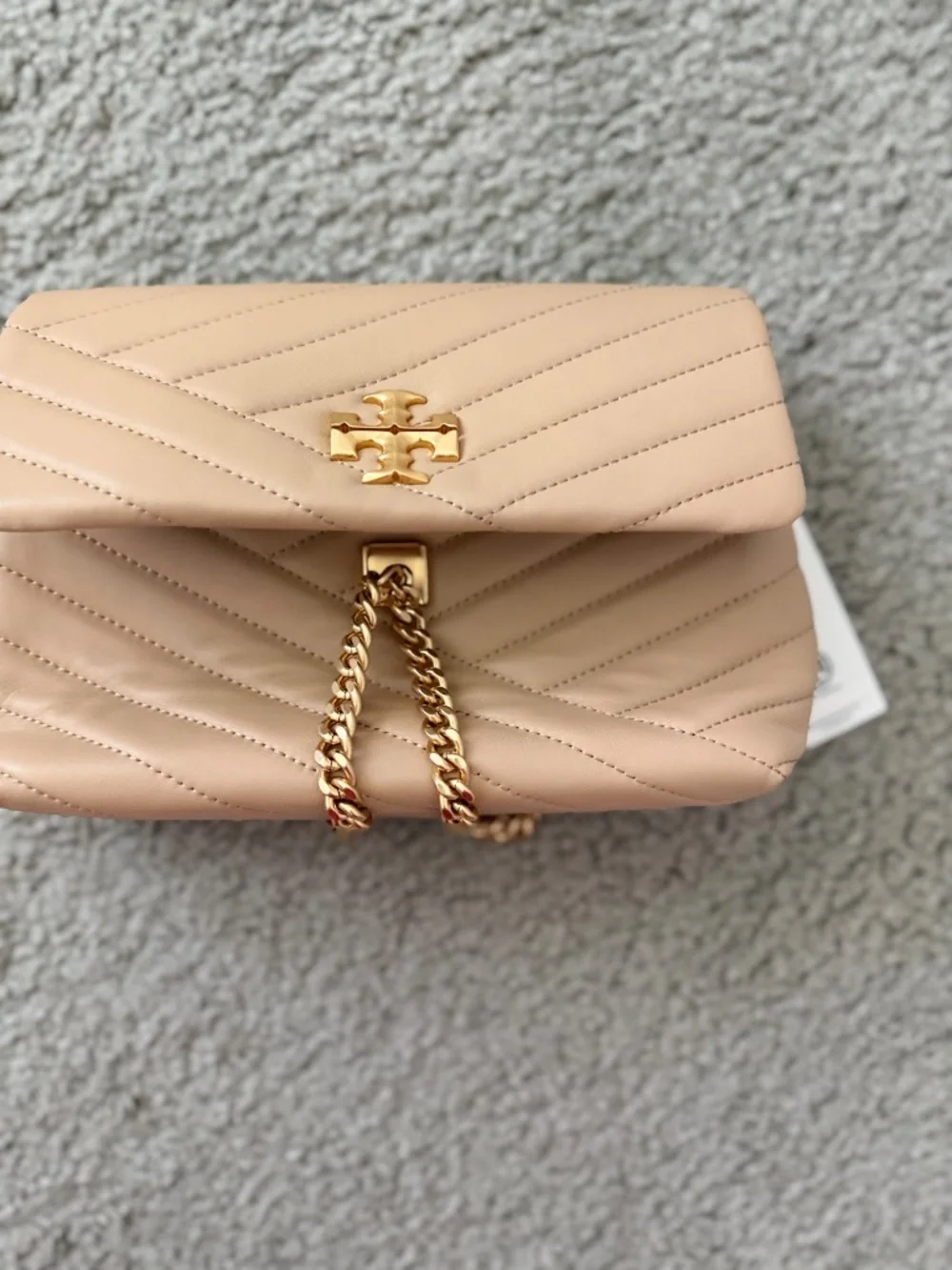 Tory Burch Kira Small Convertible Shoulder Bag Desert Dune Authentic Bag